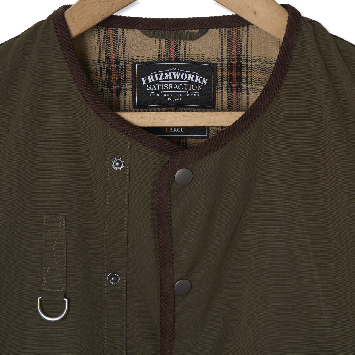 Frizmworks Heritage Hunting Vest Olive - Detail 1