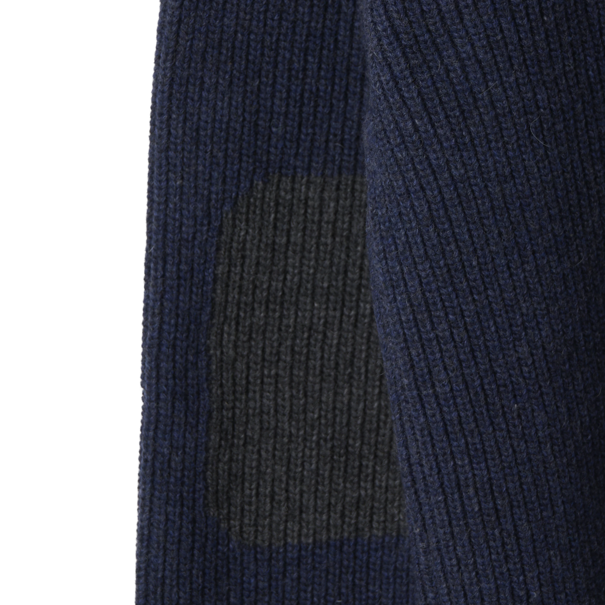 Frizmworks Patch Round Pullover Knit Navy - Detail 3