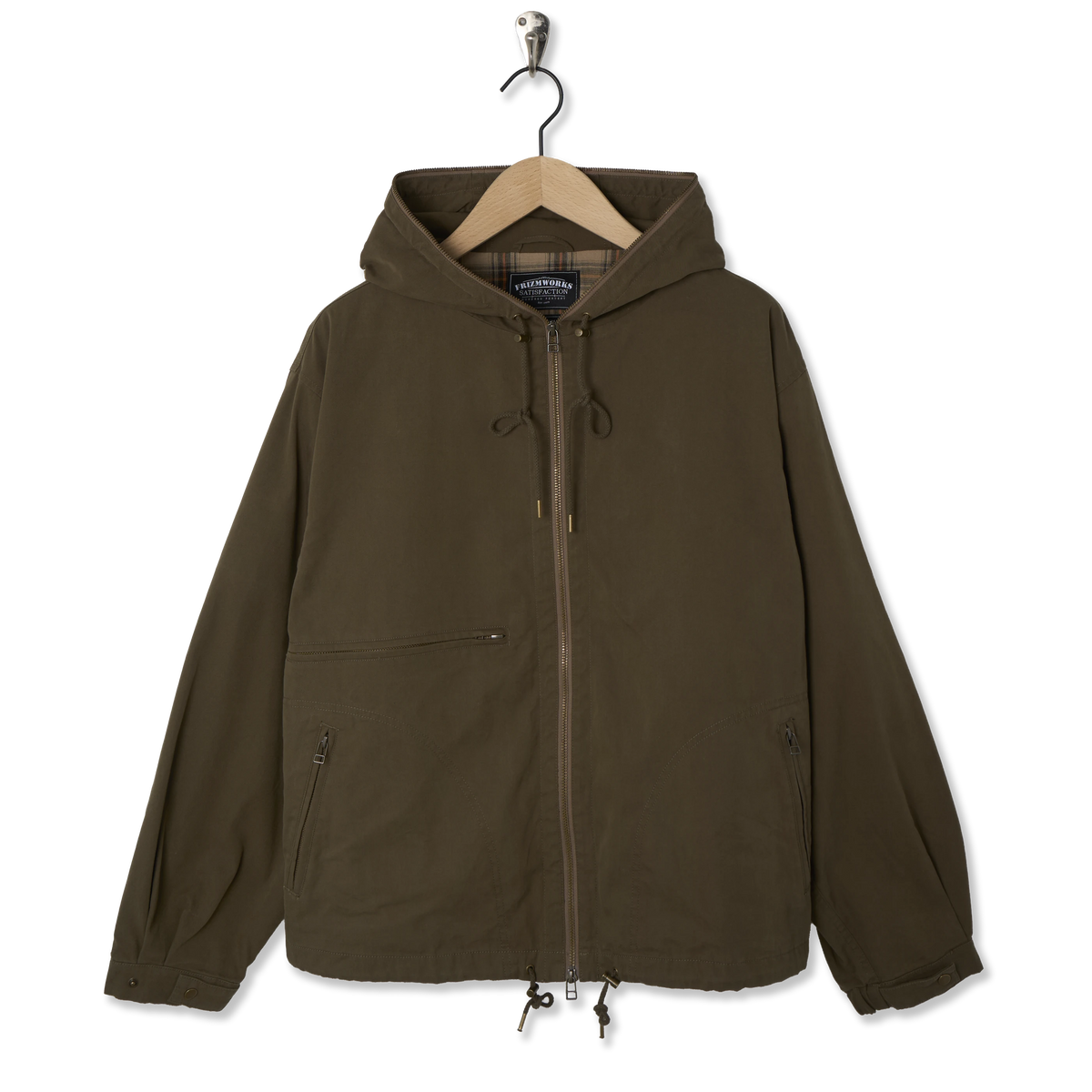 Frizmworks Sailing Hooded Parka Olive - Front