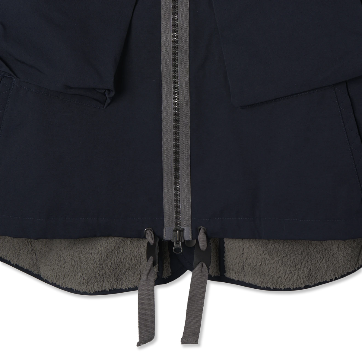 Frizmworks Smock Hooded Parka 002 Navy - Detail 6