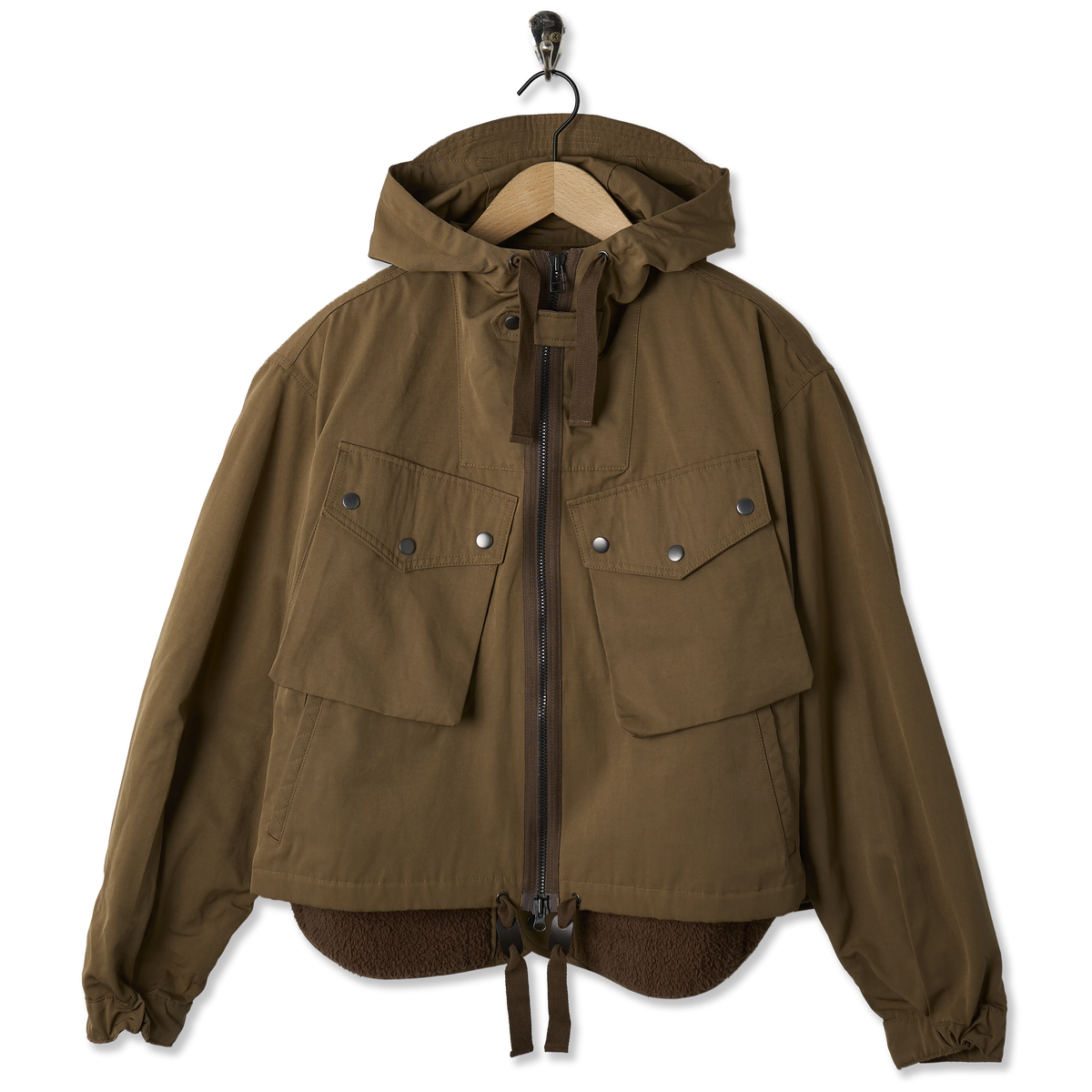 Frizmworks Smock Hooded Parka Tan - Front