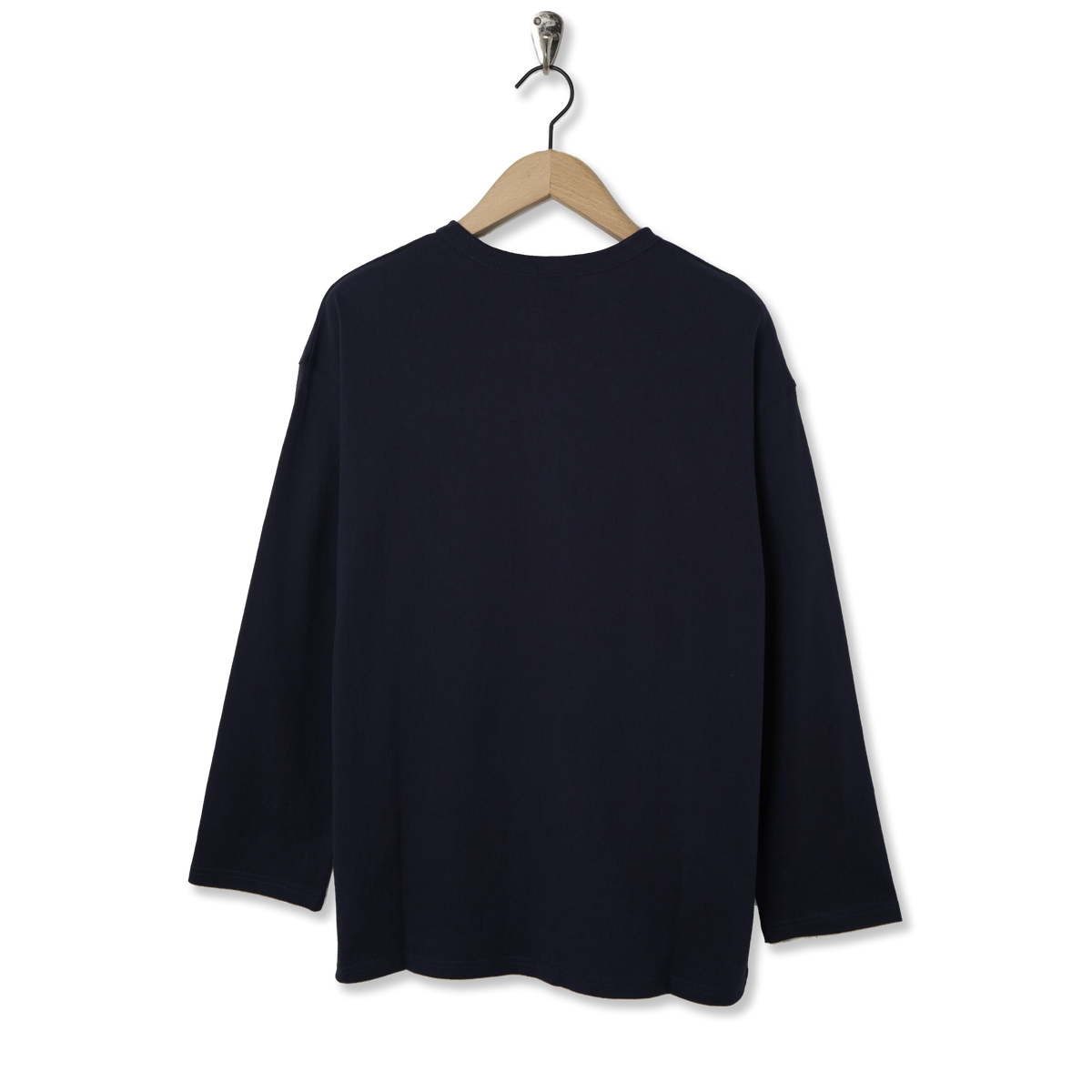 Frizmworks Solid Henley Neck L/S Tee Navy - Back