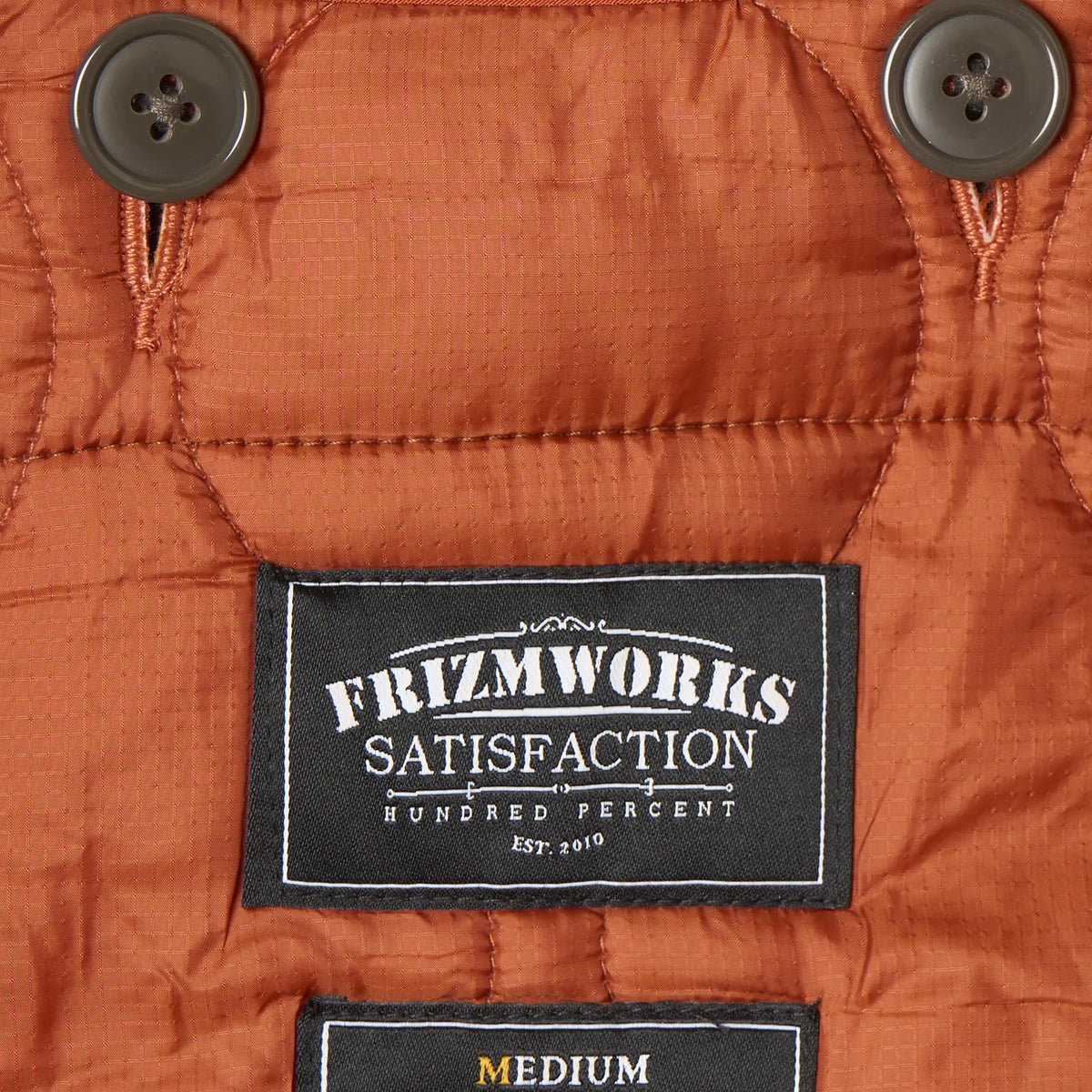 Frizmworks Vincent M1965 Fishtail Parka 004 Brown - Detail 7