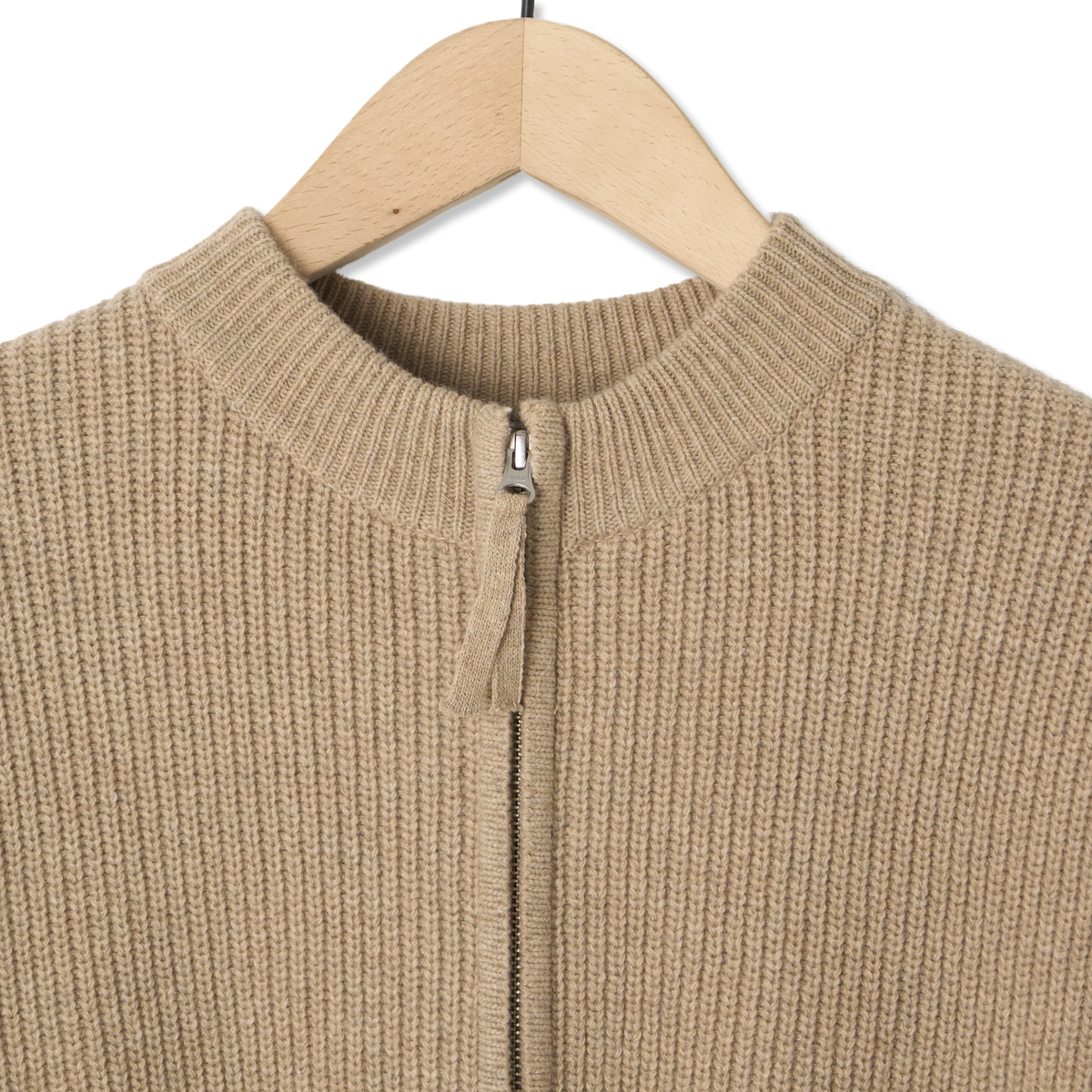Frizmworks Wool Deck Zipup Cardigan Oatmeal - Detail 3
