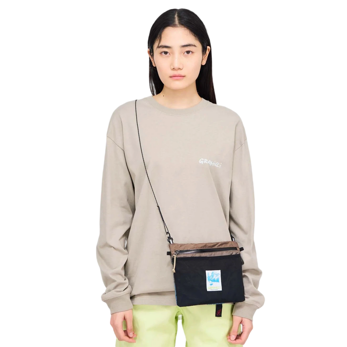 Gramicci Light Ripstop Sacoche Brown Gradient - View 2