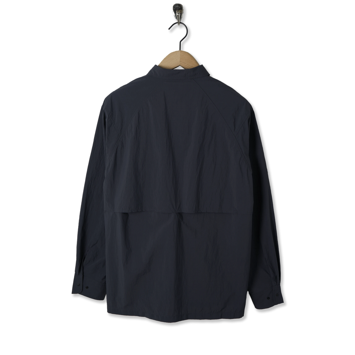 Goldwin Advanced Light Ventilation Shirt Ebony Gray - Back