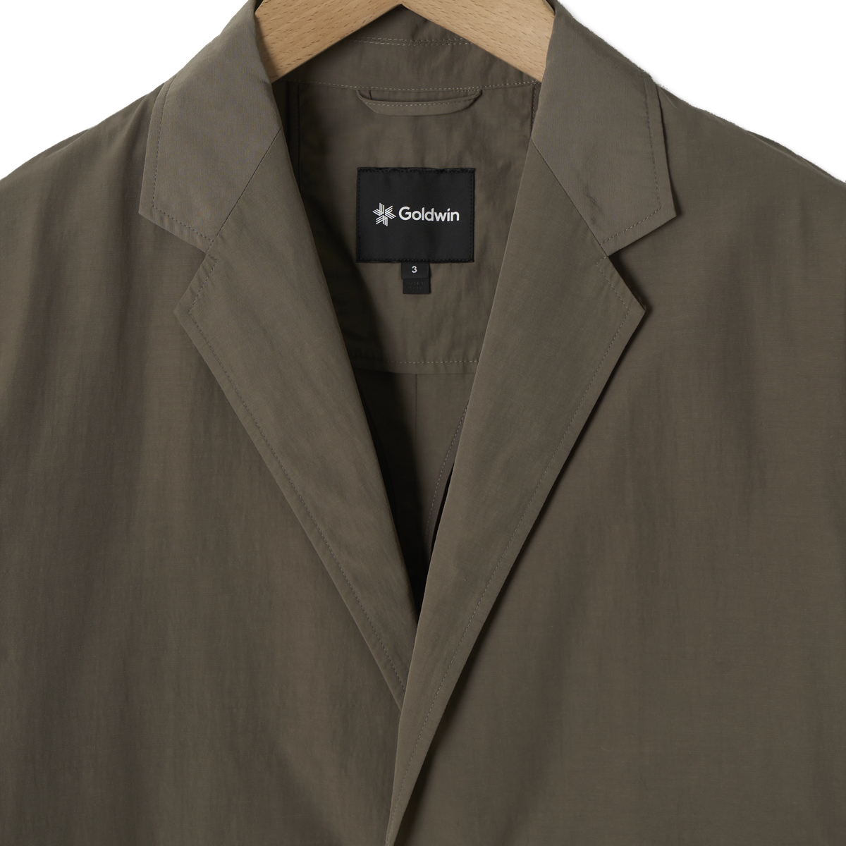 Goldwin Relax Nylon 2B Jacket Sand Land - Detail 1