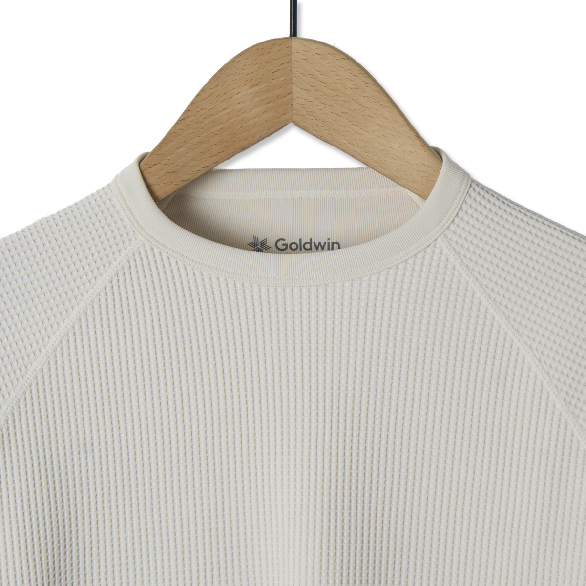 Goldwin WF Light L/S T-shirt Ivory - Detail 2
