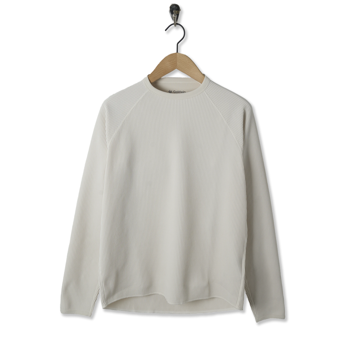 Goldwin WF Light L/S T-shirt Ivory - Front