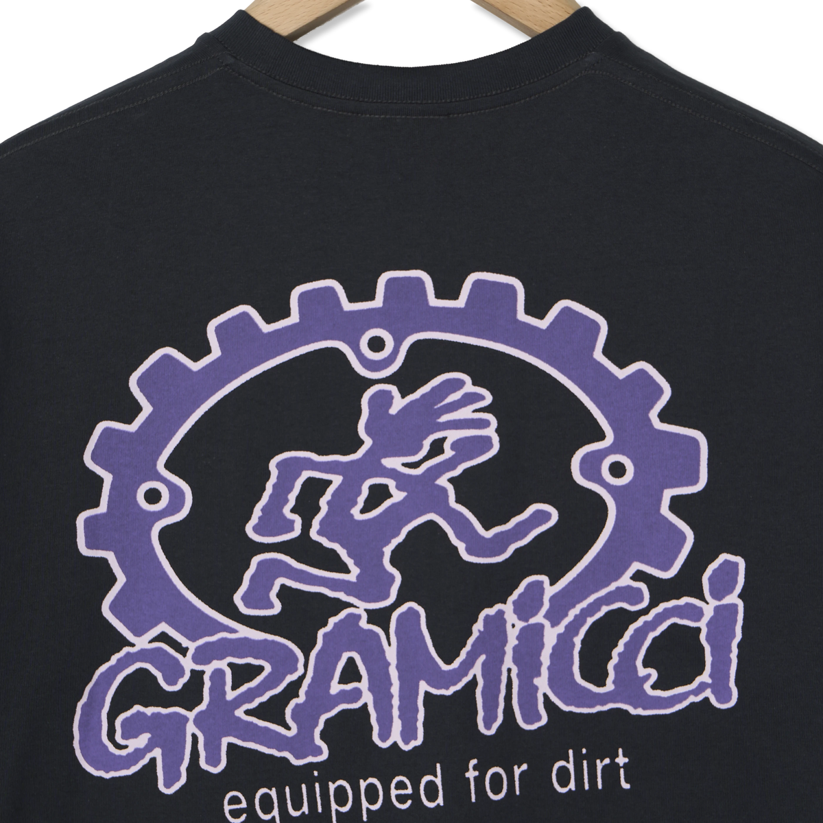 Gramicci Equipped For Dirt Tee Vintage Black - Detail