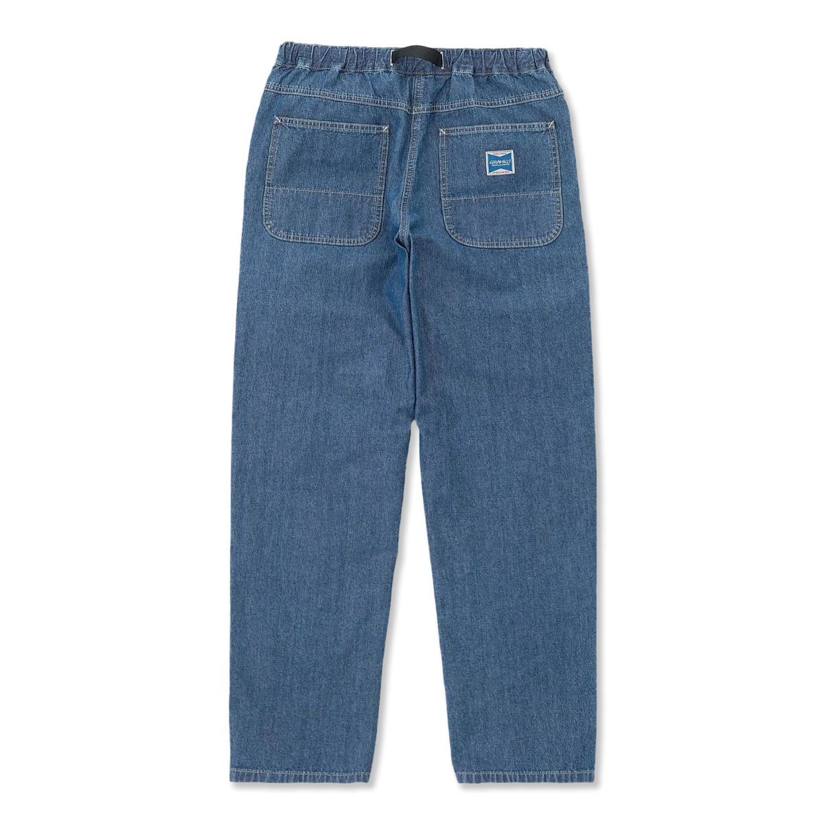 Gramicci Japanese Chambray Double Knee Blue - Back
