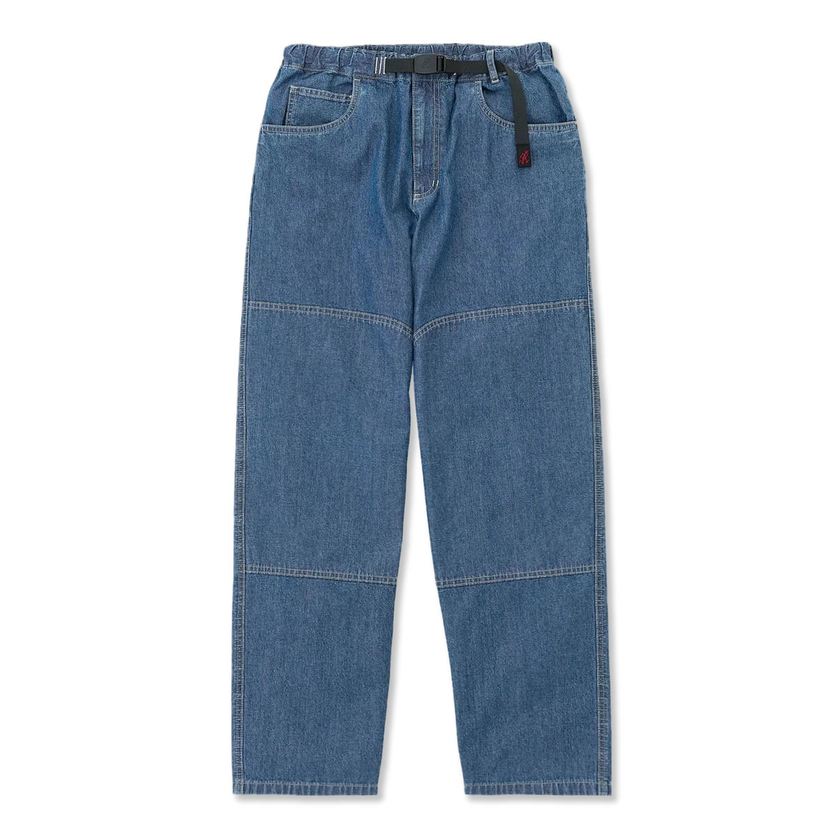 Gramicci Japanese Chambray Double Knee Blue - Front