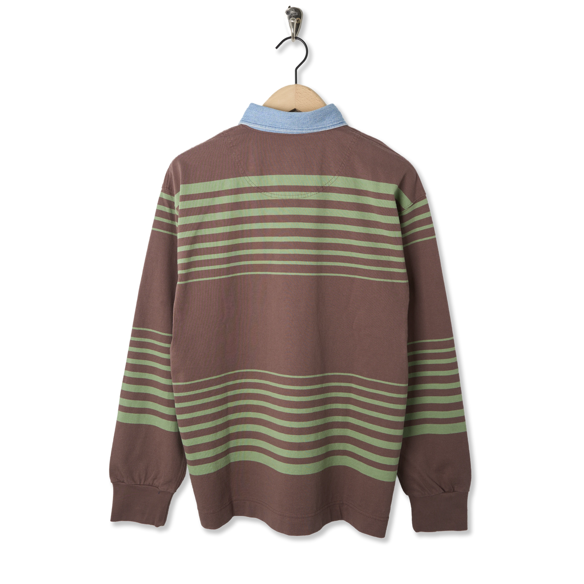Gramicci Langdon Rugby Shirt Peppercorn - Back