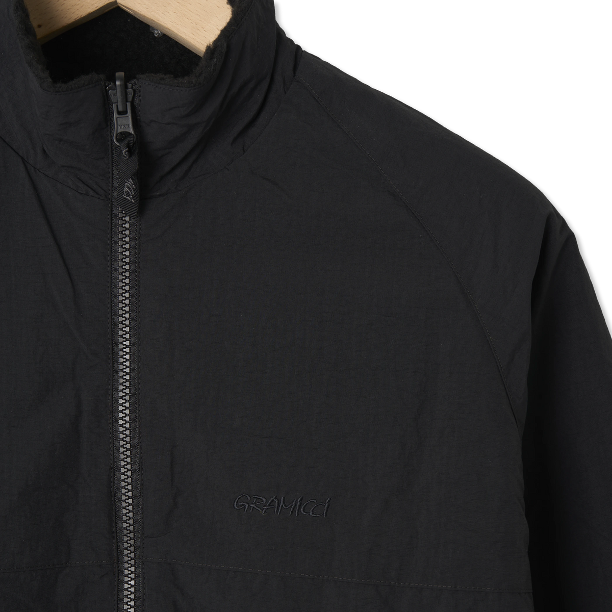 Gramicci Reversible Sherpa Jacket Charcoal  Black - Detail 7