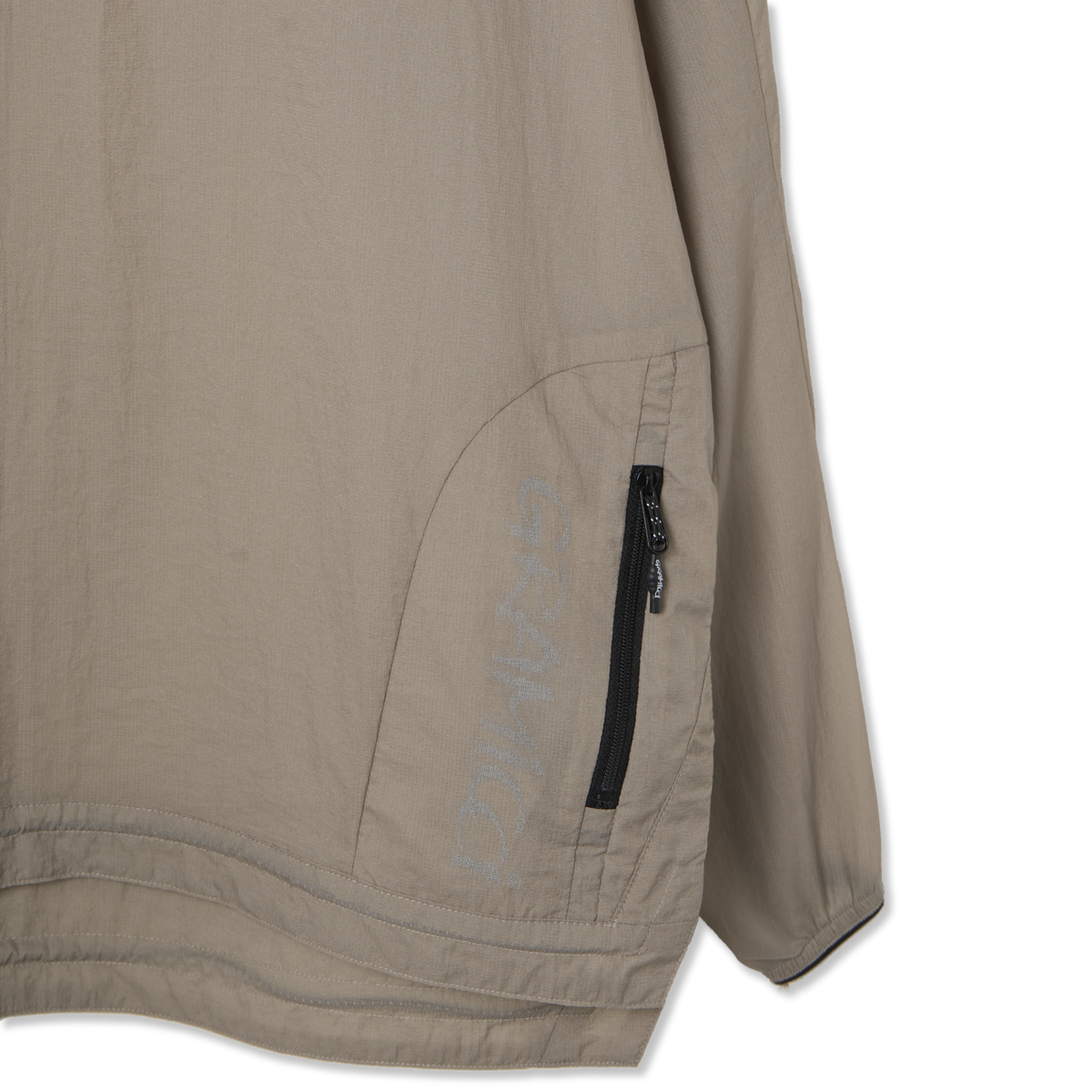 Gramicci Ultra-Light Packable Jacket Concrete - Detail