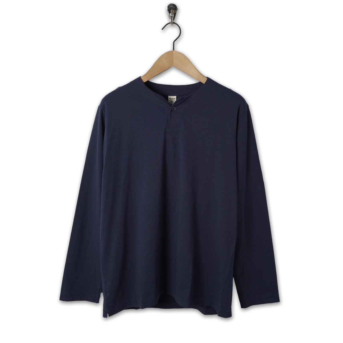 Jackman Henleyneck L/S T-shirt Classic Navy
