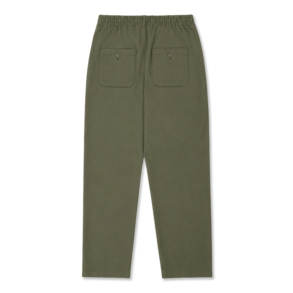 Jackman Cotton Drill Rookie Pants Dark Olive - Back