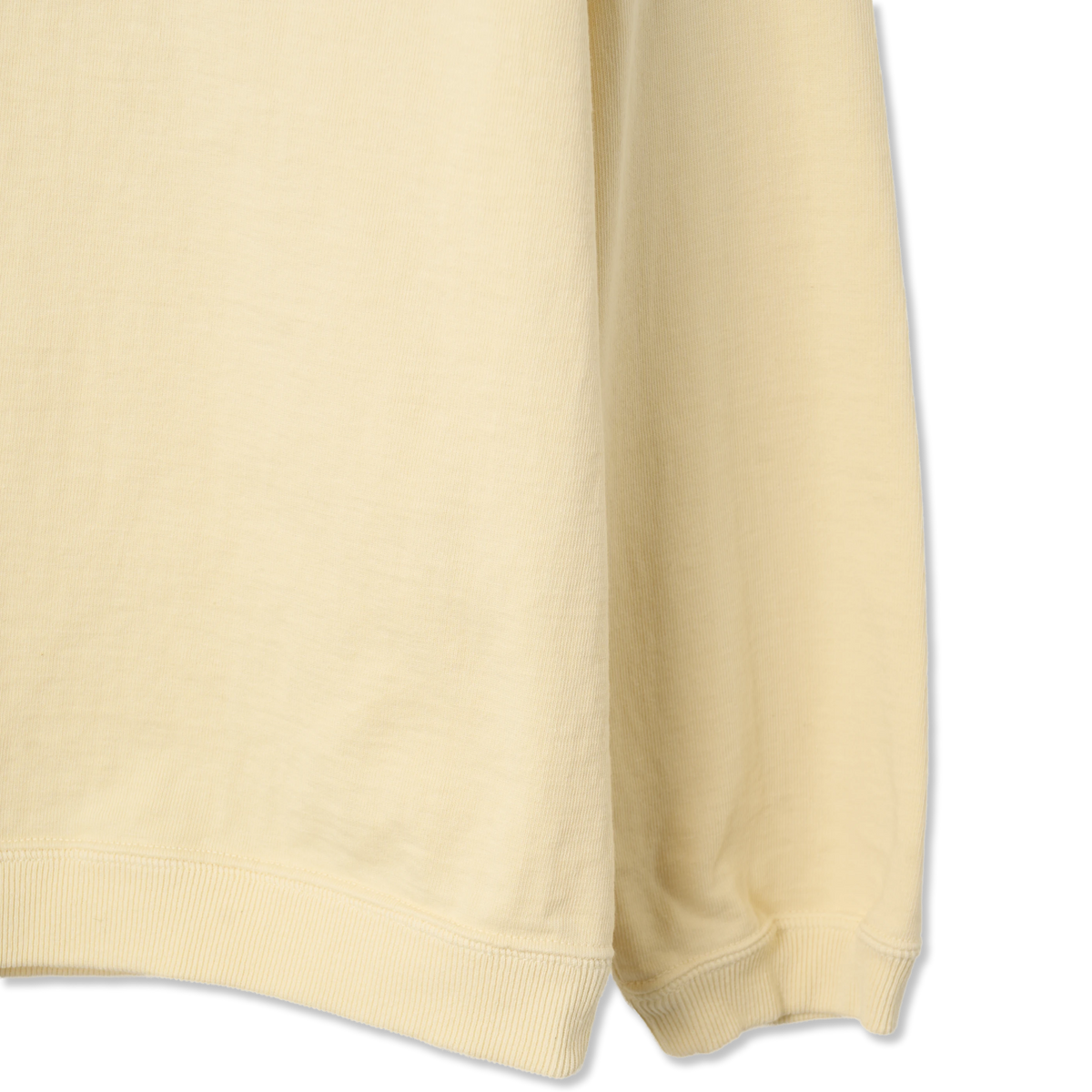 Jackman Dotsume Rib L/S T-Shirt Uni Cream - Detail 2