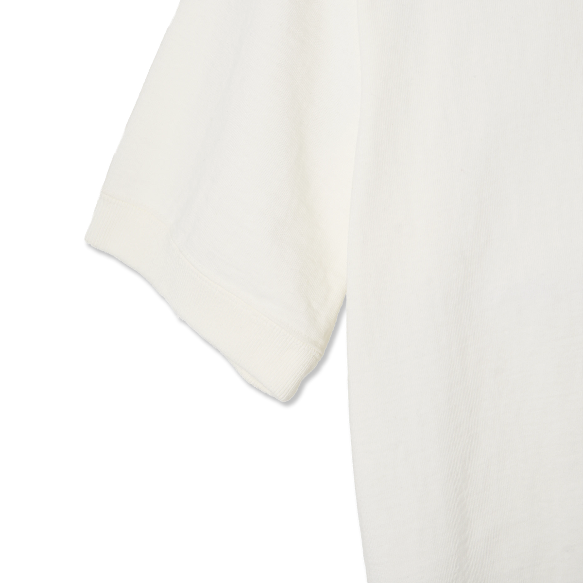 Jackman Dotsume Rib S/S Polo Shirt Off White - Detail