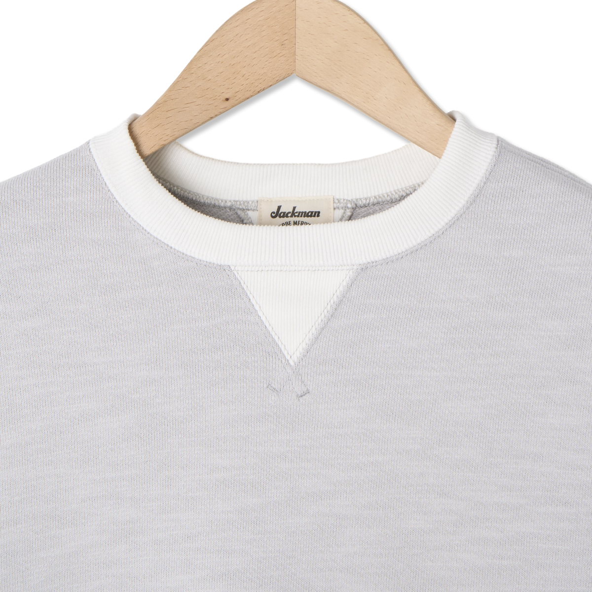 Jackman GG Sweat Crewneck Retro Silver x WH - Detail 3