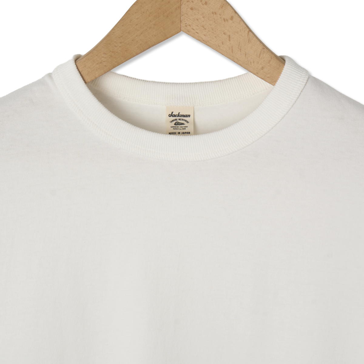 Jackman Lead-Off T-shirt White - Detail 4