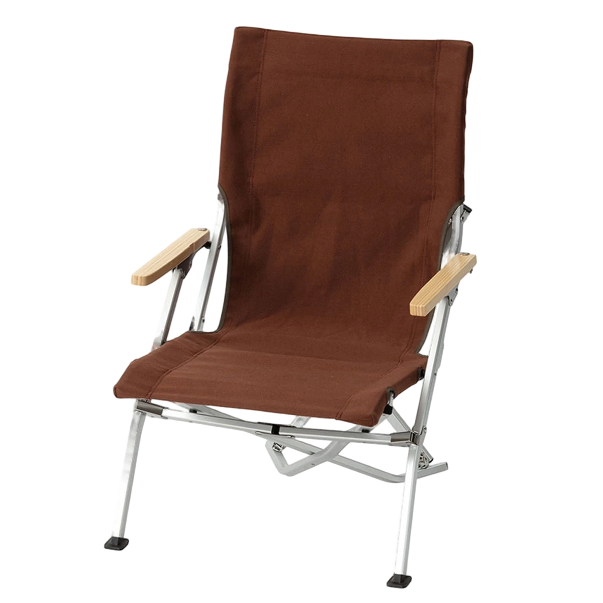 Snow Peak Low Beach Chair Brown - View 1