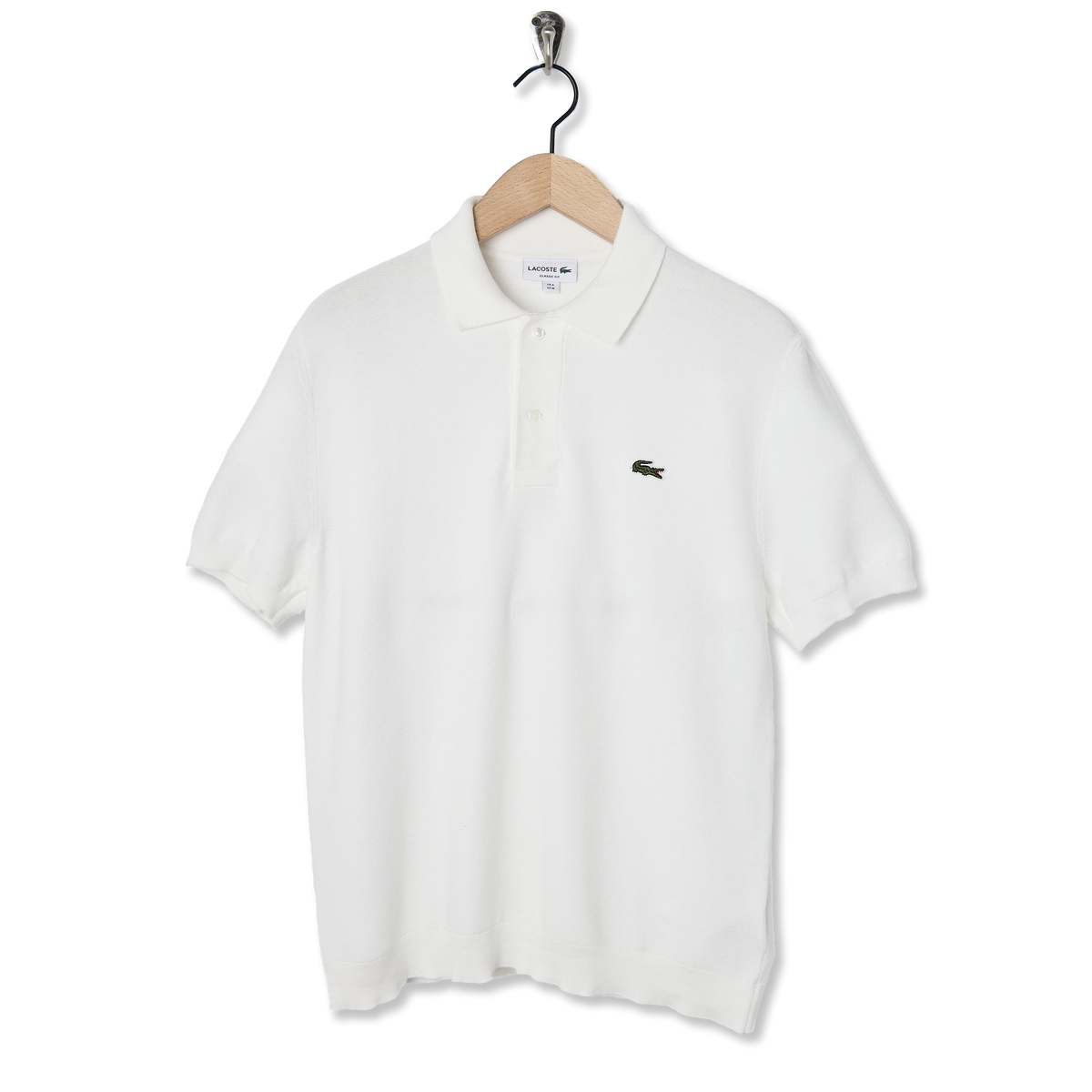 Lacoste Classic Fit Knitted S/S Polo Shirt Flour - Front