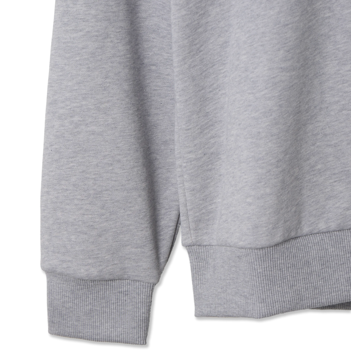 Lacoste Cotton Fleece Sweatshirt Light Heathered Grey - Detail 2