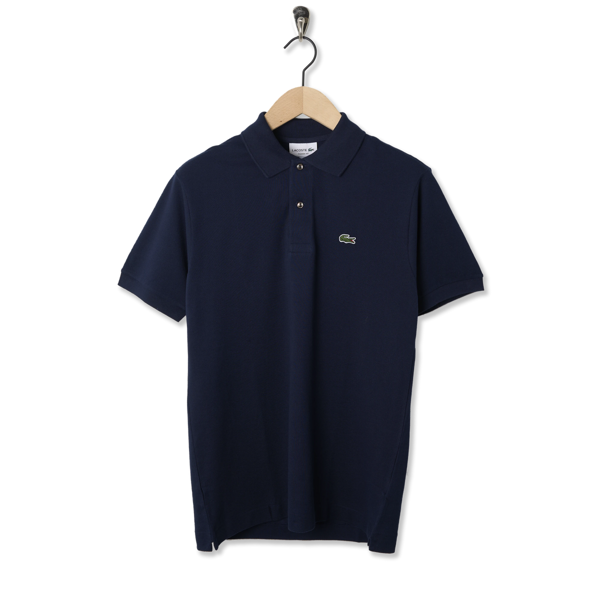 Lacoste Original L.12.12 Petit Pique Cotton Polo Shirt Midnight Blue - Front