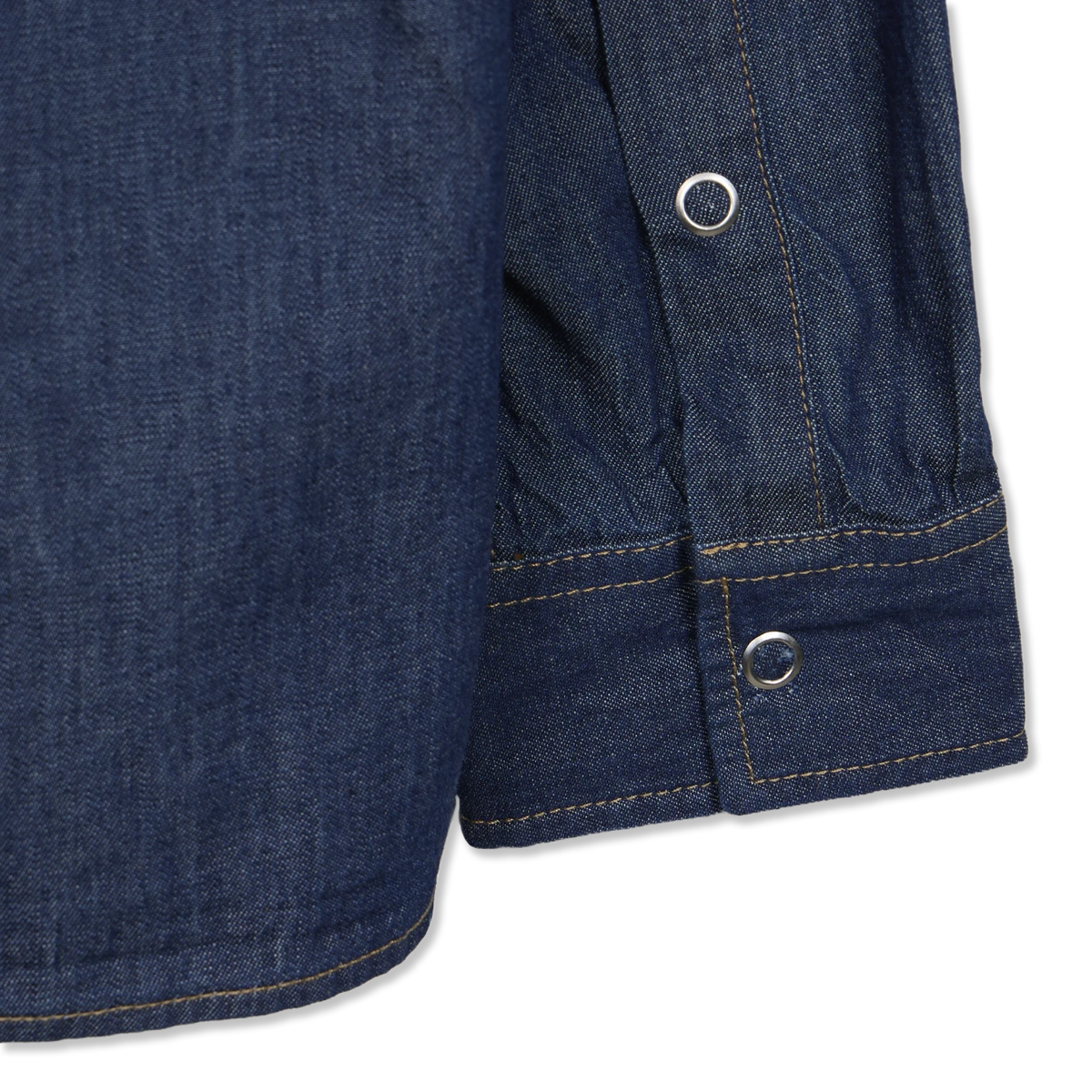 Lacoste Regular Fit Lightweight Denim Shirt Blue - Detail