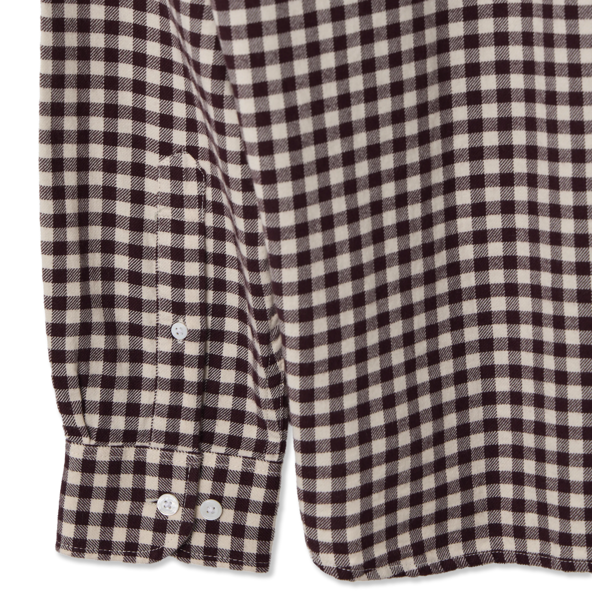 Lacoste Regular Fit Plaid Flannel Shirt Beige / Brown - Detail 3