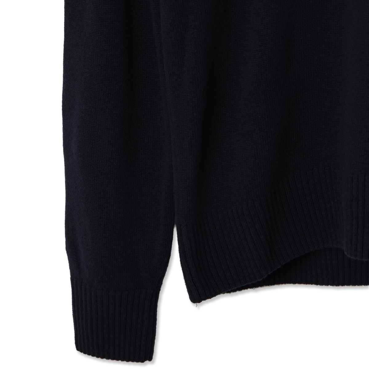 Lacoste Zipped High Neck Wool Sweater Midnight Blue - Detail 2