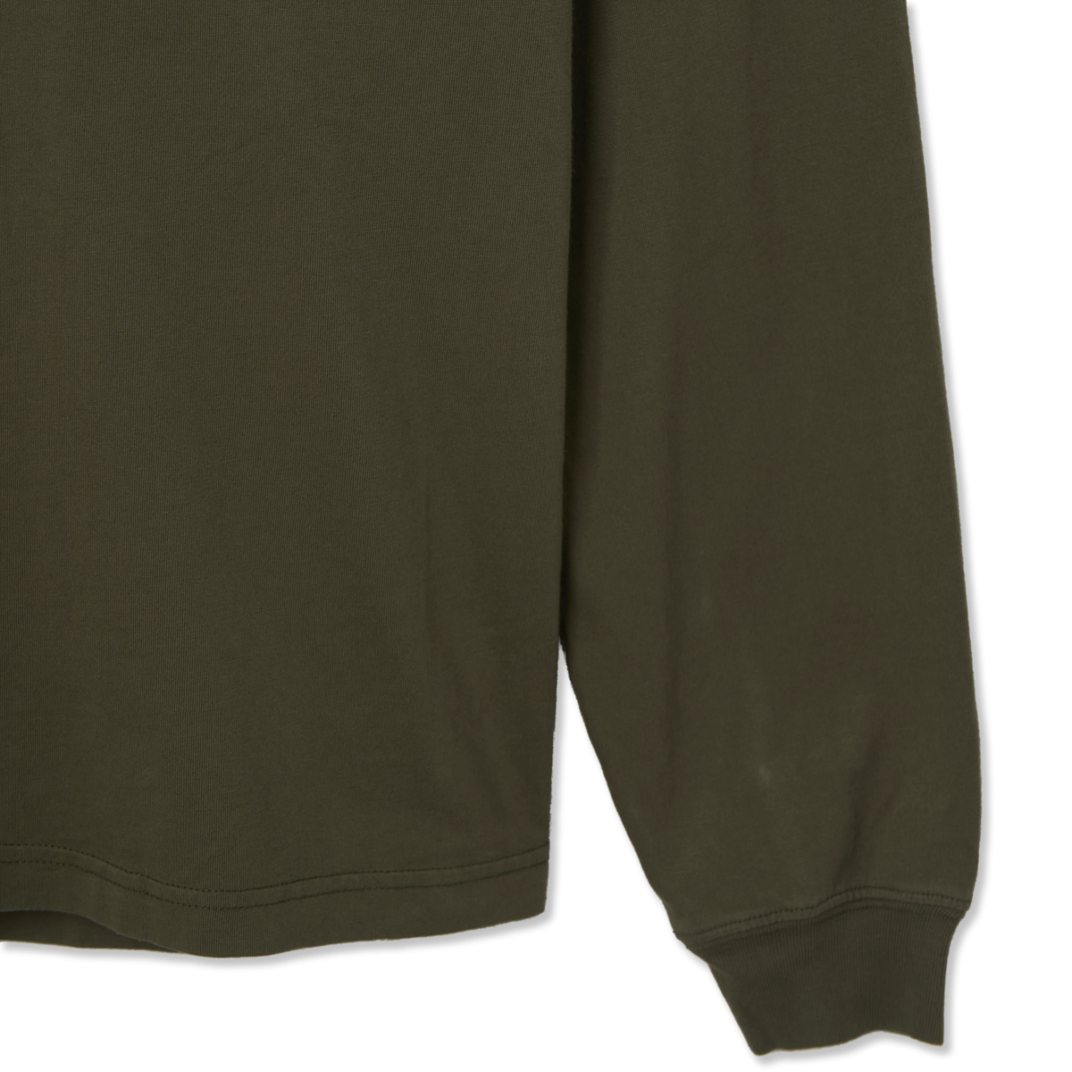 Left Hand L/S Pocket Tee Olive - Detail 1