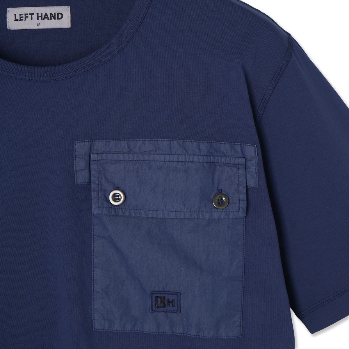 Left Hand S-S LH PATCH PKT TEE NAVY - Detail 3