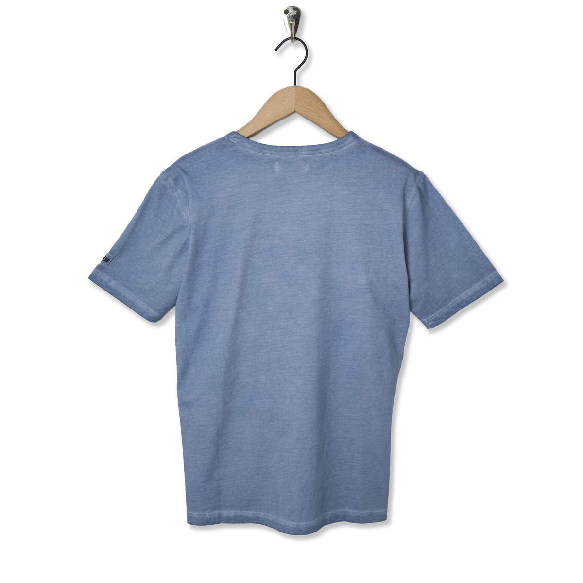 Left Hand Patch Tee Light Blue - Back
