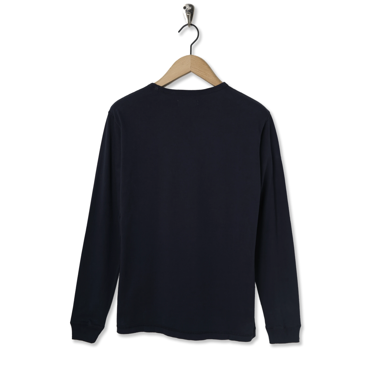 Left Hand L/S Pocket Tee Navy - Back