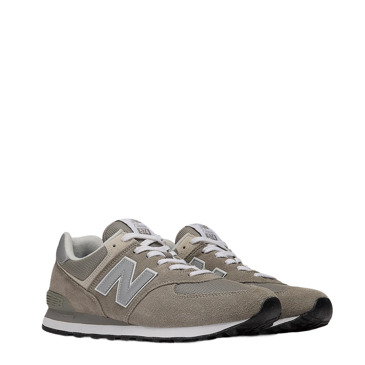 New Balance 574 Core Shoes Grey / White - View 2