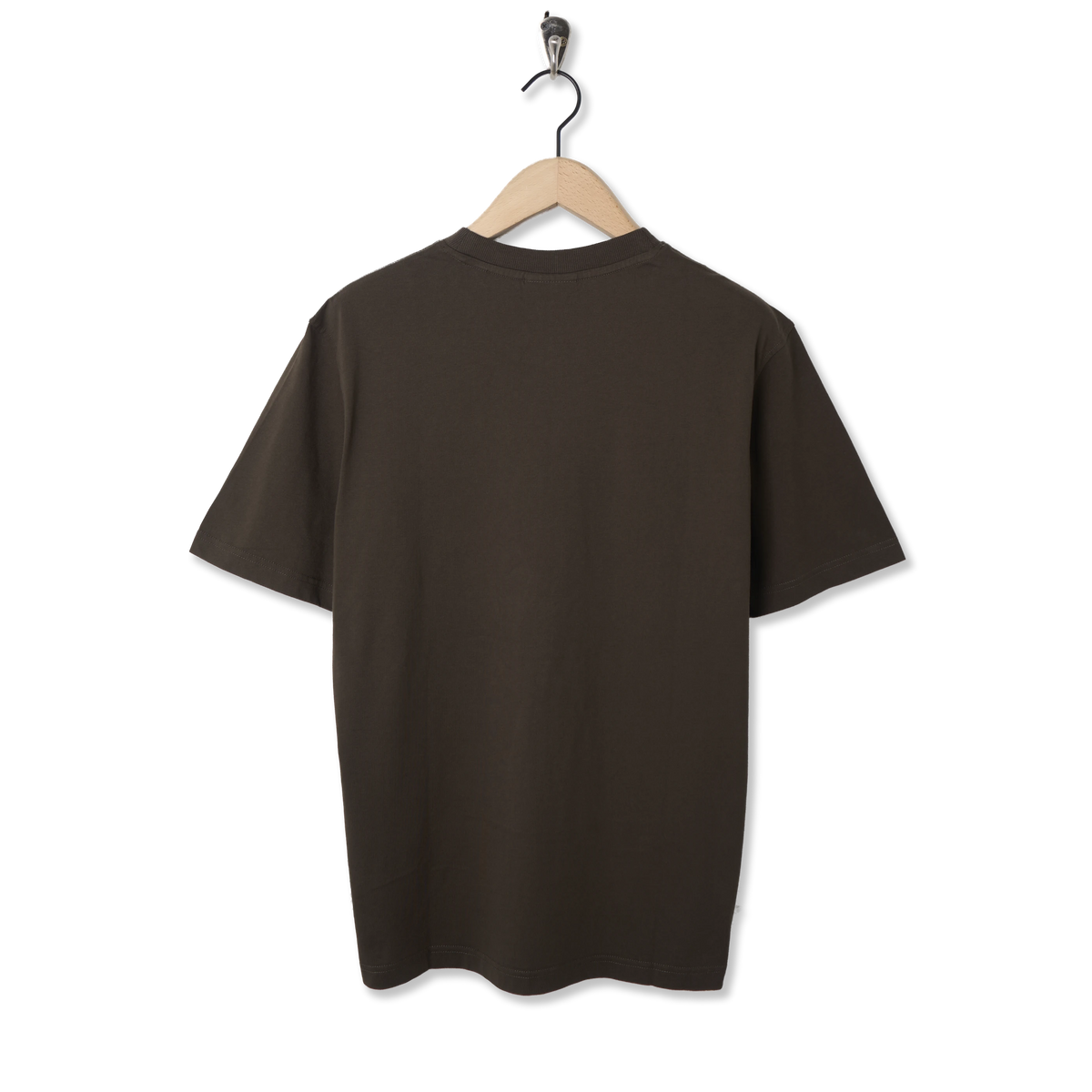 NN07 Adam Casual Logo Pima T-Shirt Earthwood - Back