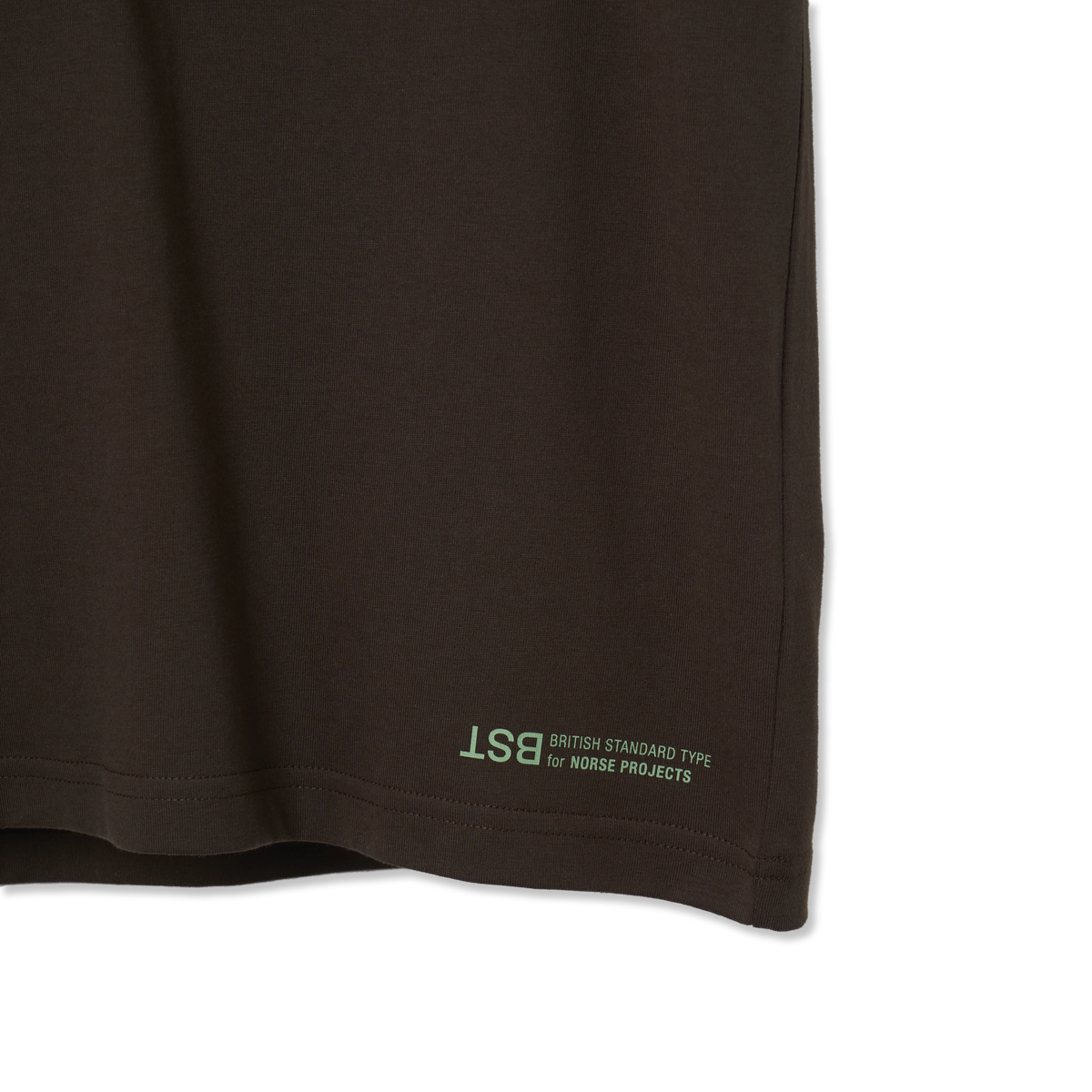 Norse Projects BST Back Print T-shirt Delicioso Brown - Detail 1
