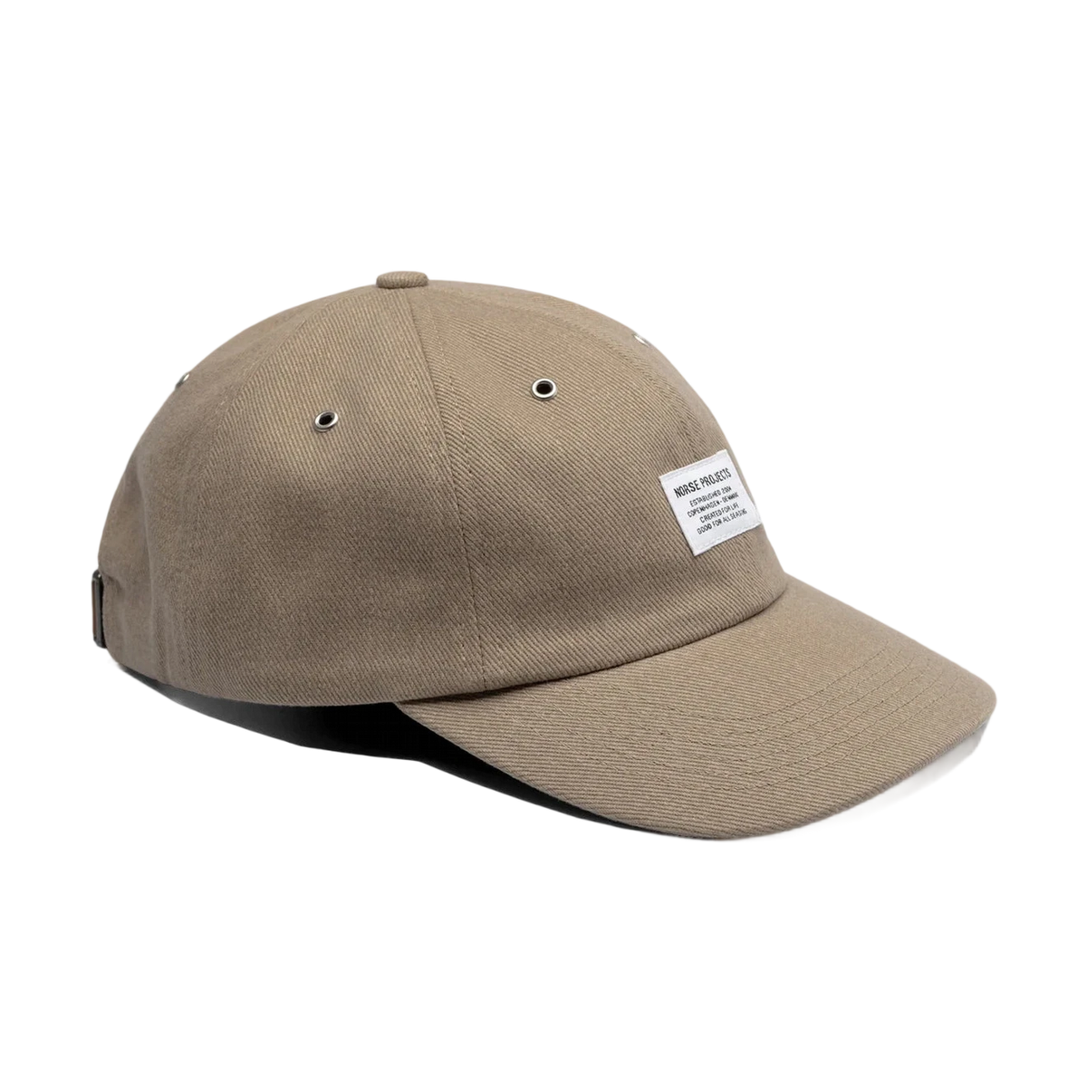 Norse Projects Bull Twill Denim 6-Panel Cap Vetiver - View 1