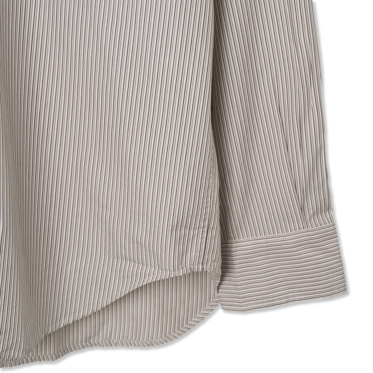 Norse Projects Espevik Fine Oversize Shirt Walnut - Detail 2
