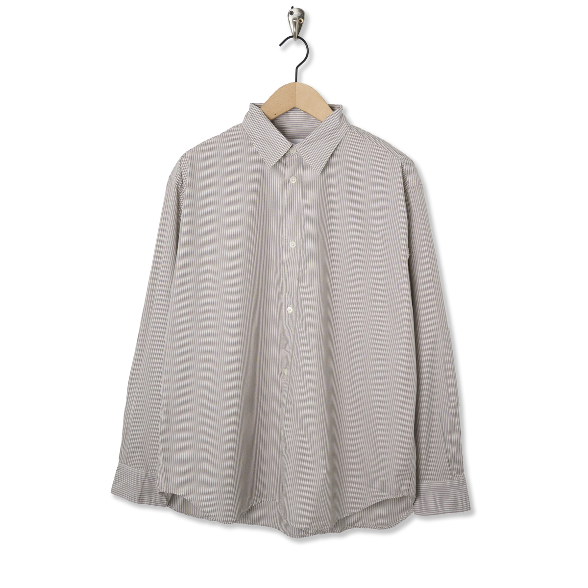 Norse Projects Espevik Fine Oversize Shirt Walnut - Front