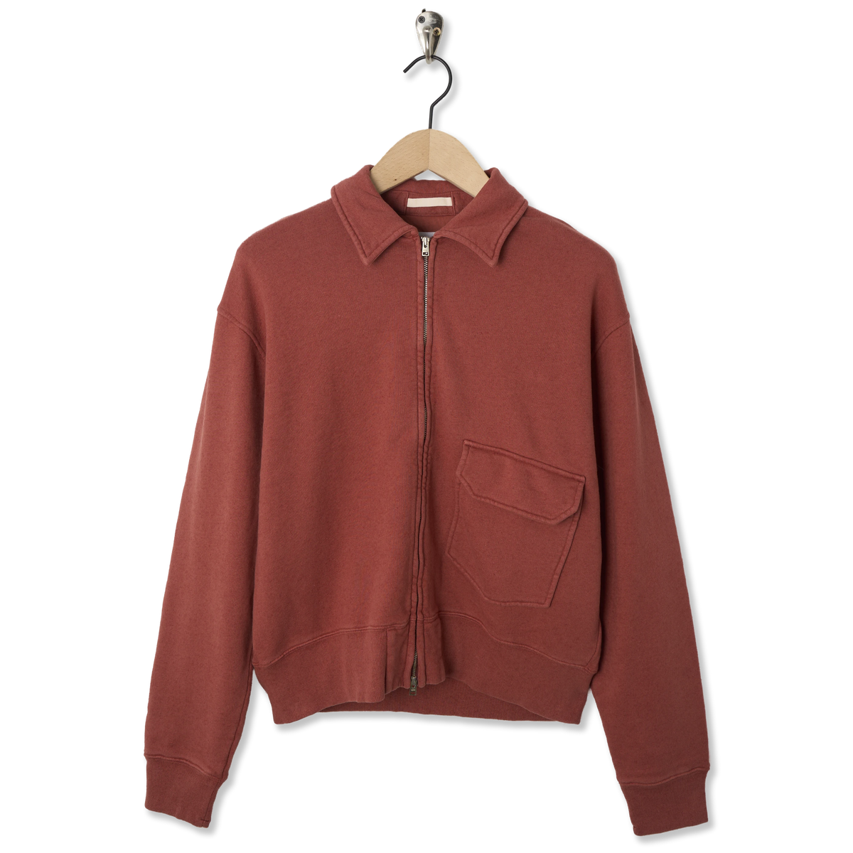 Norse Projects Fynshav Cotton Linen Loopback Jacket Cowhide - Front