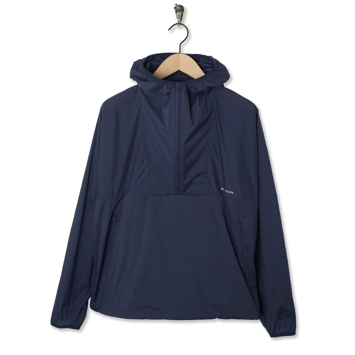Norse Projects Herluf Light Nylon Jacket Calcite Blue - Front