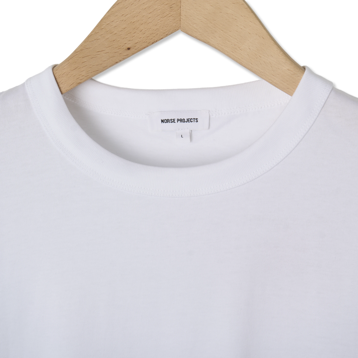 Norse Projects Holger Organic Department Print T-Shirt White - Detail 3