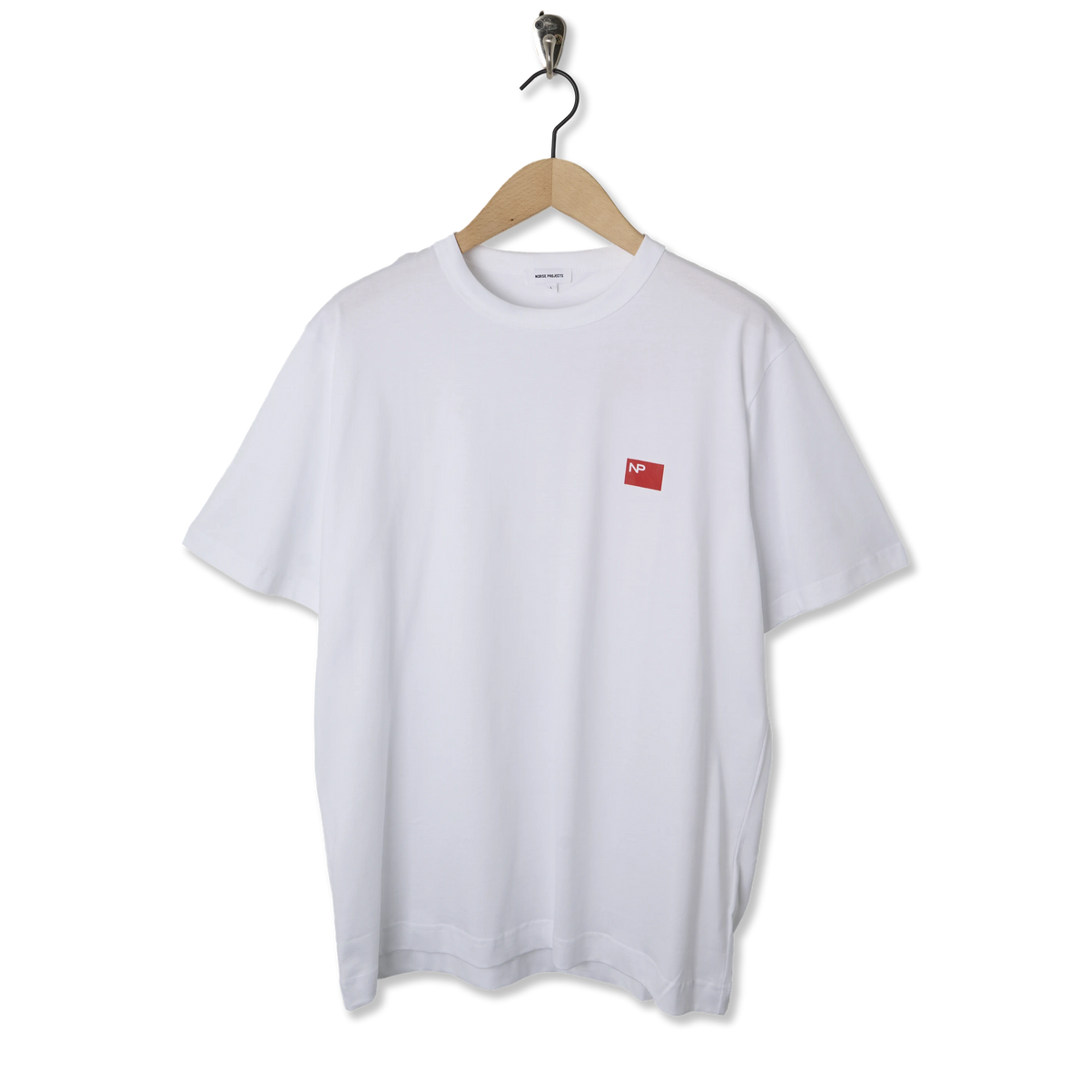 Norse Projects Holger Organic Department Print T-Shirt White - Front