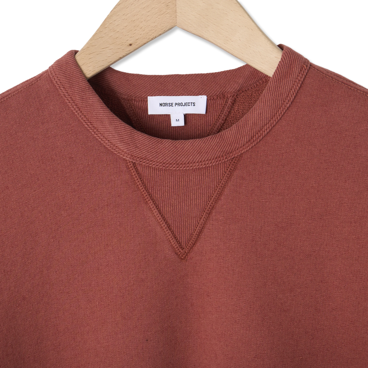 Norse Projects Kulhuse Cotton Linen Loopback Sweatshirt Cowhide - Detail 3