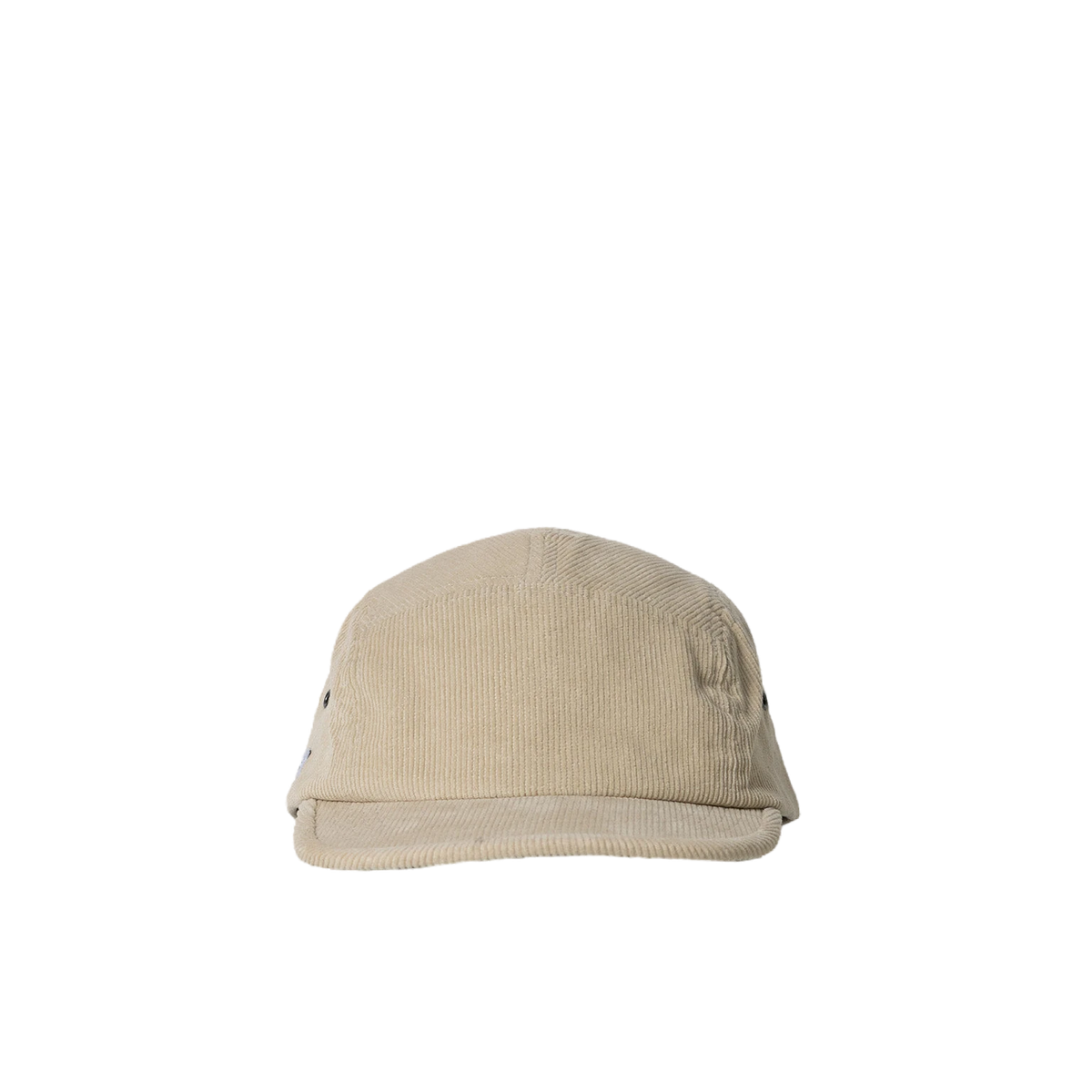 Oi Polloi 5 Panel Organic Corduroy Cap Sand - View 2