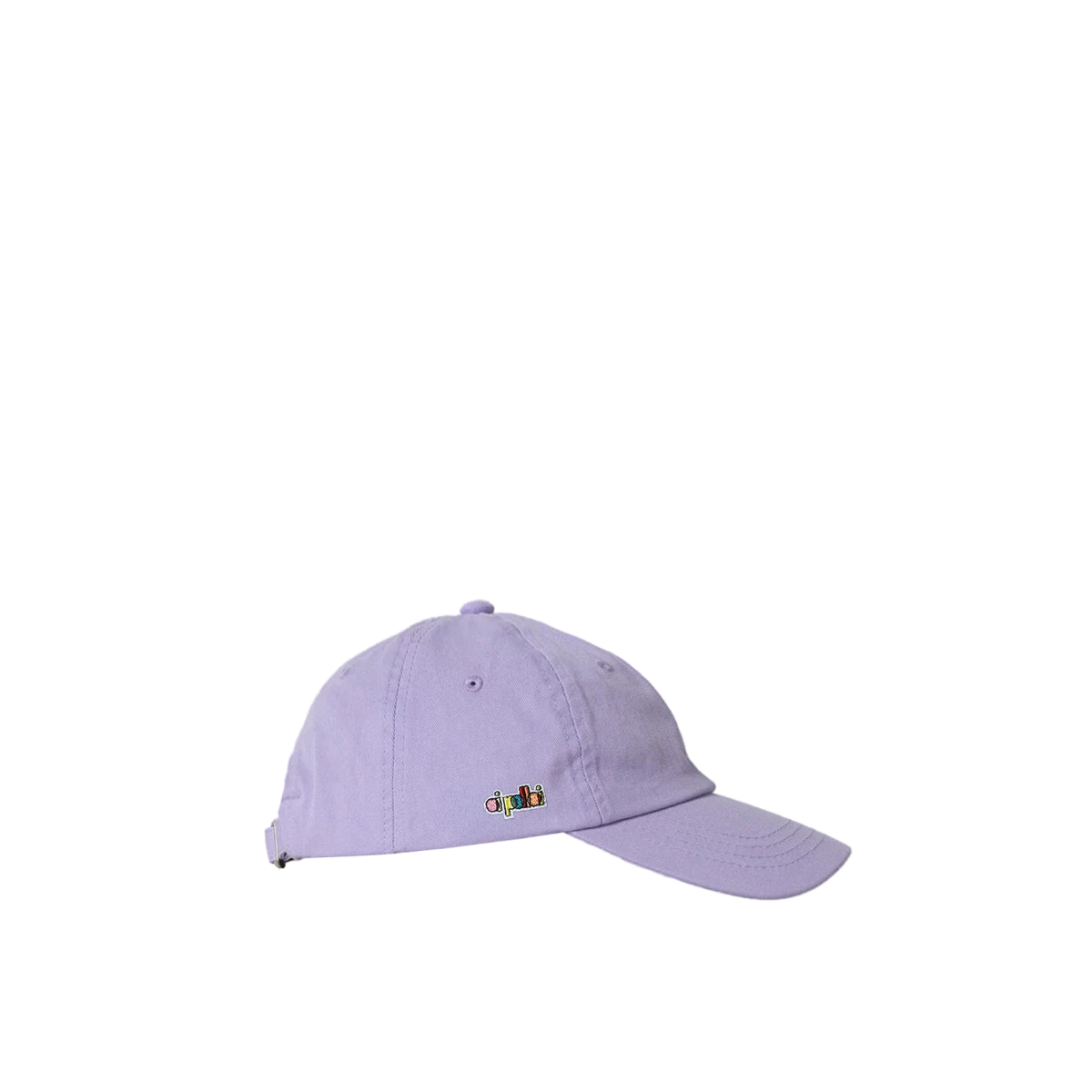 Oi Polloi 6 Panel Low Rise Cotton Cap Lavender - View 1