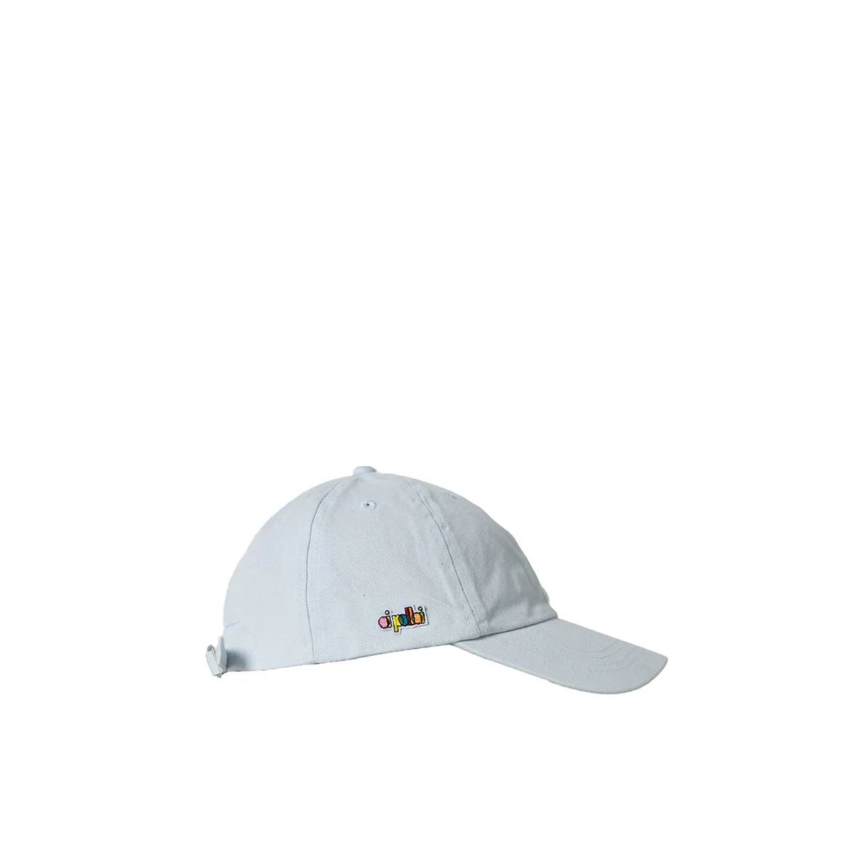 Oi Polloi 6 Panel Low Rise Cotton Cap Light Blue - View 1